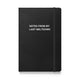 Funny snarky notebook – Notes From My Last Meltdown Notebook – sarcastic gift idea by Unimpressed Press