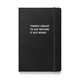 Funny snarky notebook – Things I Meant to Say Notebook – sarcastic gift idea by Unimpressed Press