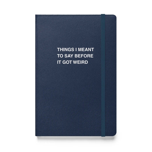 Funny snarky notebook – Things I Meant to Say Notebook – sarcastic gift idea by Unimpressed Press