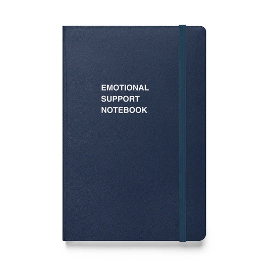 Funny snarky notebook – Emotional Support Notebook – sarcastic gift idea by Unimpressed Press