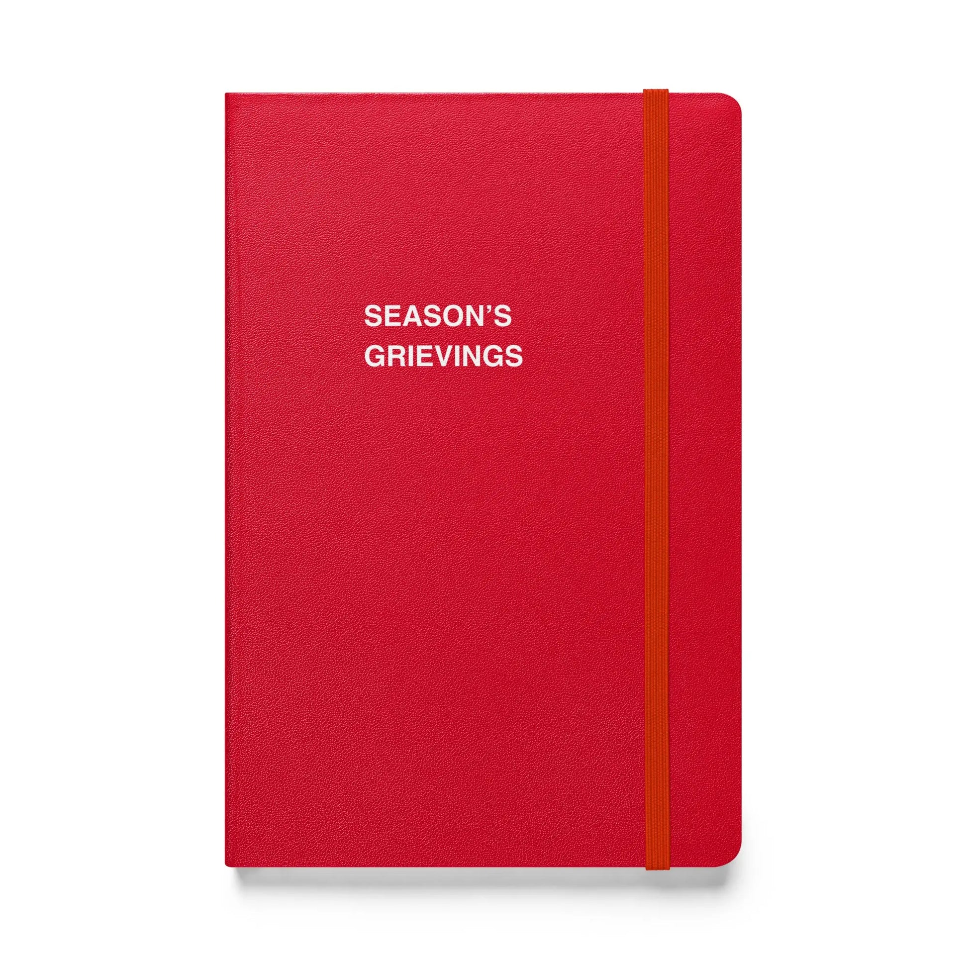 Funny snarky notebook – Season’s Grievings Notebook – sarcastic gift idea by Unimpressed Press
