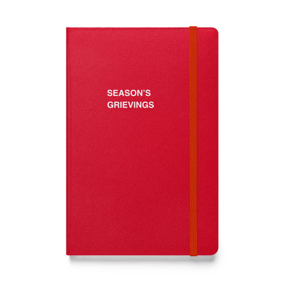 Funny snarky notebook – Season’s Grievings Notebook – sarcastic gift idea by Unimpressed Press