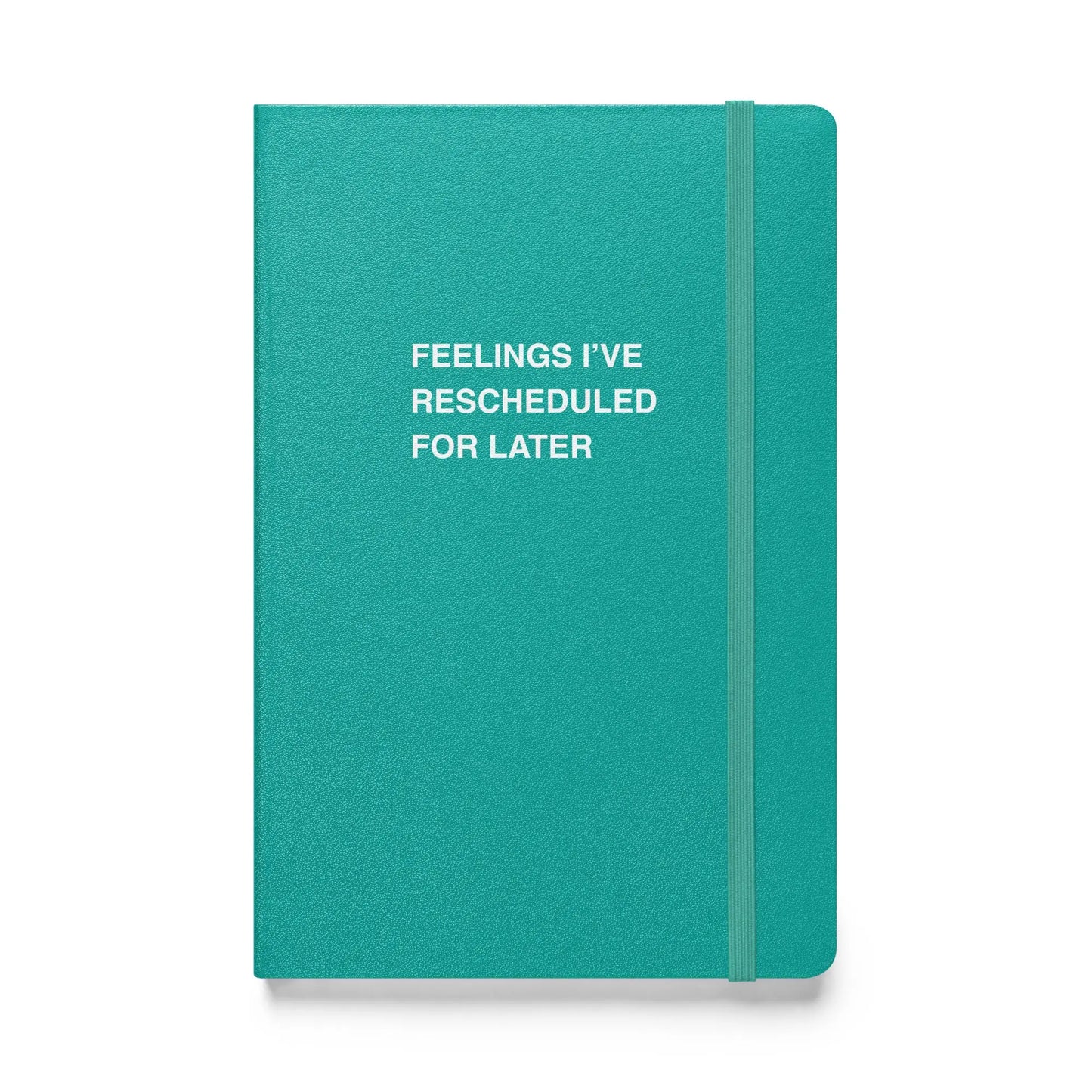 Funny snarky notebook – Feelings I Have Rescheduled Notebook – sarcastic gift idea by Unimpressed Press