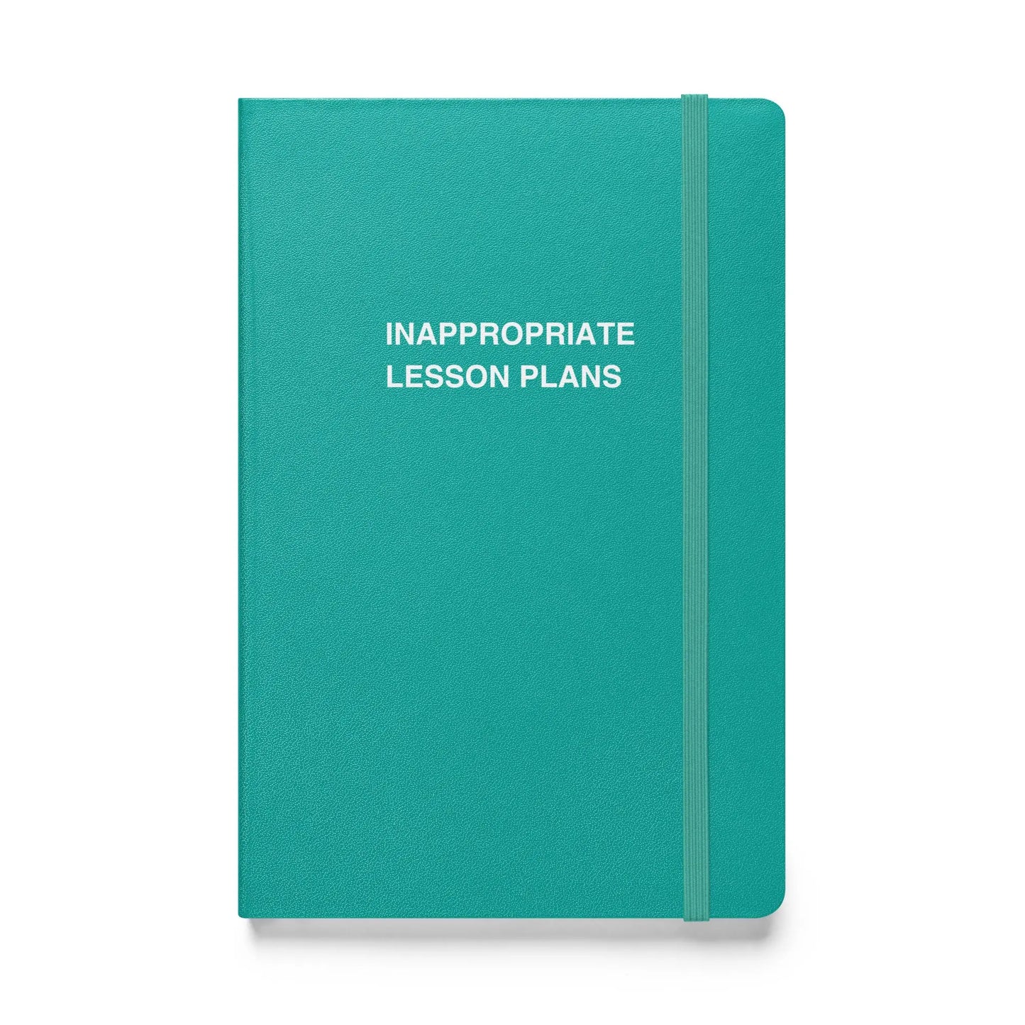 Funny snarky notebook – Inappropriate Lesson Plan Notebook – sarcastic gift idea by Unimpressed Press