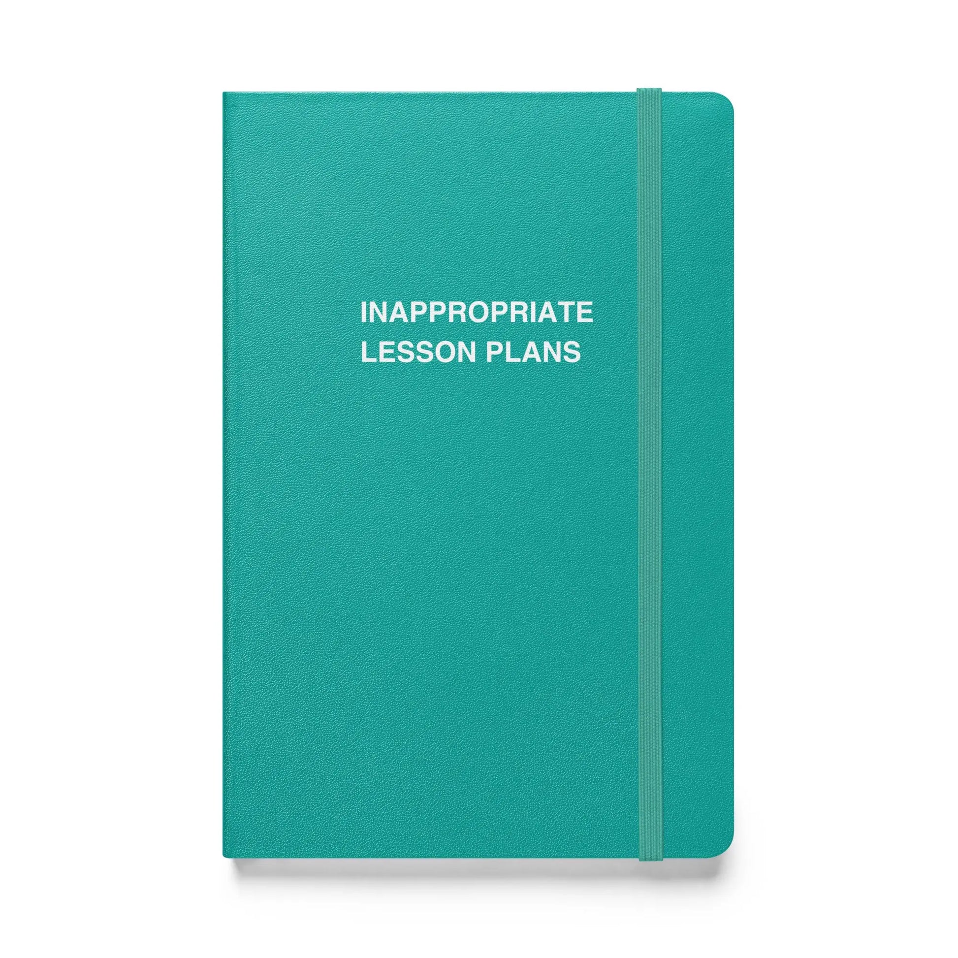 Funny snarky notebook – Inappropriate Lesson Plan Notebook – sarcastic gift idea by Unimpressed Press