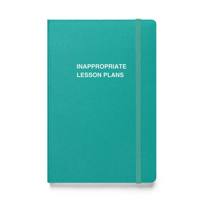 Funny snarky notebook – Inappropriate Lesson Plan Notebook – sarcastic gift idea by Unimpressed Press